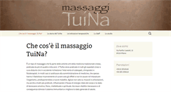 Desktop Screenshot of massaggituina.com